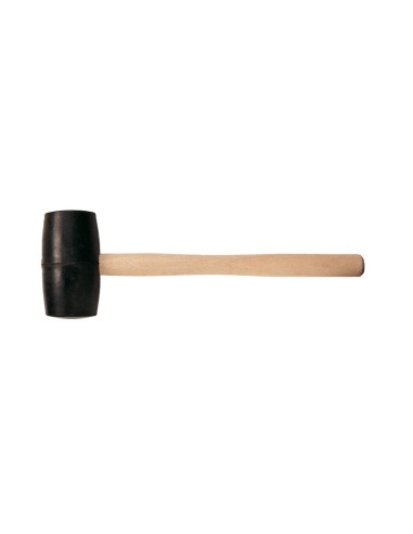 MAZA DE GOMA MANGO MADERA 65 MM.