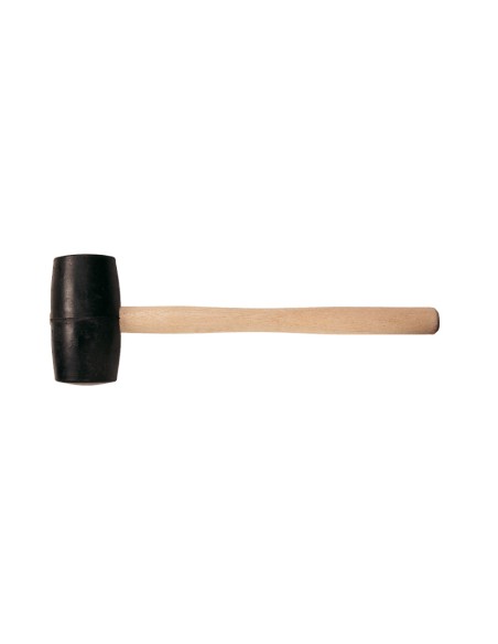 MAZA DE GOMA MANGO MADERA 65 MM.