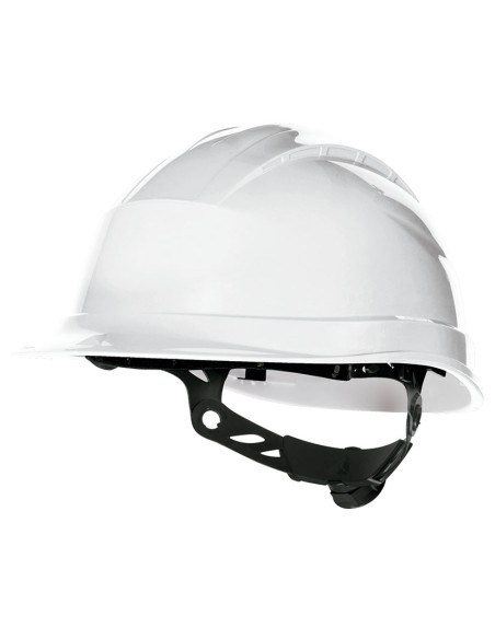 CASCO OBRA 3 BANDAS TEXTILES 8 PUNTOS BL