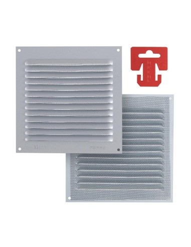 REJILLA VENTILACION AL 15X15 C/MOSQ PLAT