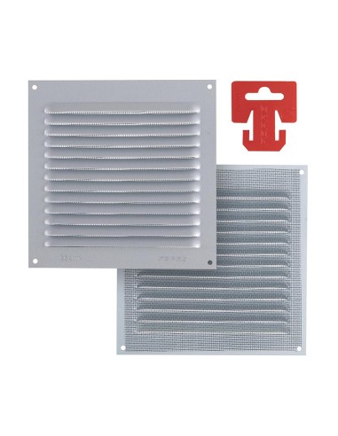 REJILLA VENTILACION AL 17X17 C/MOSQ PLAT