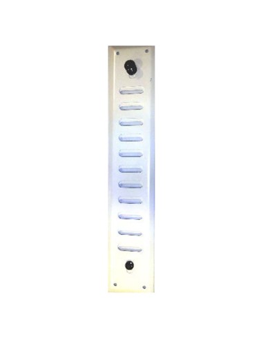 REJILLA VENTILACION REGULABLE  4.5X24 BL