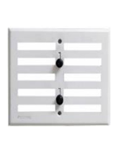REJILLA VENTILACION REGULABLE 17X13 BL