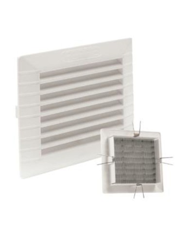 REJILLA EMPOTR/CLIPS+MOSQ 11X11CM ABS BL