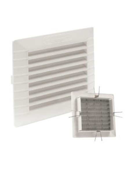 REJILLA EMPOTR/CLIPS+MOSQ 11X11CM ABS BL