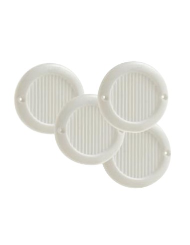 KIT 4 REJILLAS ATORNILLAR 6.4 CM ABS BL