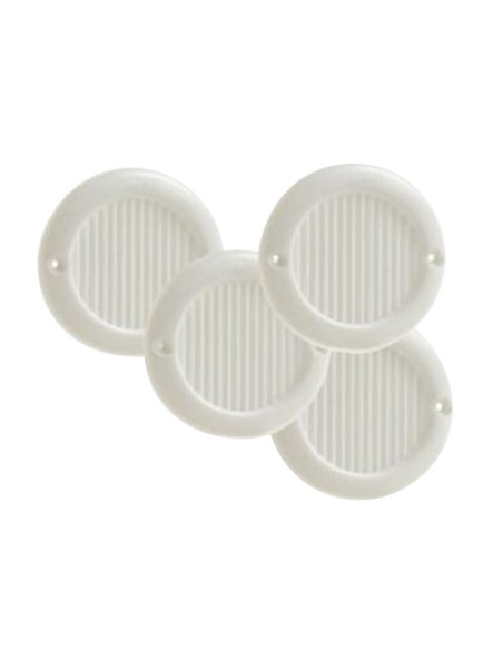 KIT 4 REJILLAS ATORNILLAR 6.4 CM ABS BL