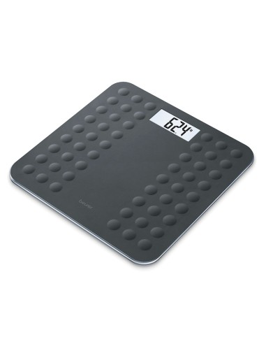 BASCULA BAÑO GS-300 NEGRA ANTIDESLIZANTE