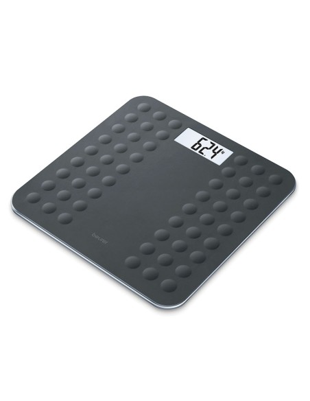 BASCULA BAÑO GS-300 NEGRA ANTIDESLIZANTE