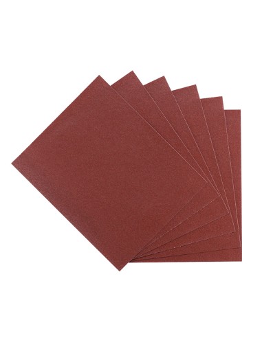 6 HOJAS PAPEL LIJA  230X280.GR.60 RATIO