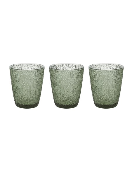 JUEGO 3 VASOS DAVOR VERDE