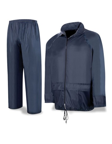 TRAJE DE AGUA POLIESTER/PVC C/AZUL T/XL