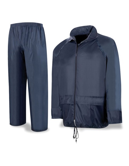 TRAJE DE AGUA POLIESTER/PVC C/AZUL T/XL