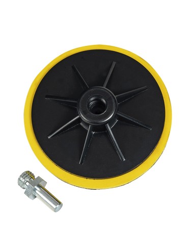 PLATO AUTOGRIP 125MM. M14 INCLUY.EJE Ø10