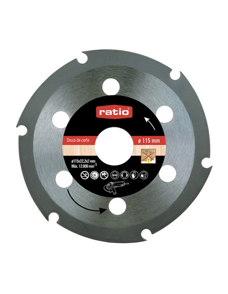 DISCO CORTE P/MADERA 115X2,0X22,2 RATIO