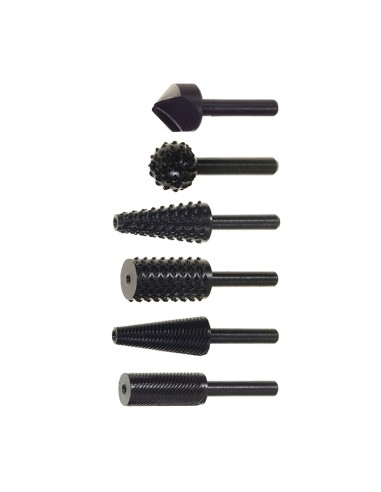 6 RASPAS SURTIDAS (3 MADERA, 3 METAL)