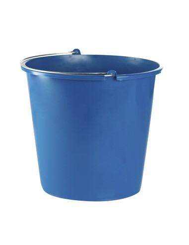 CUBO PLASTICO CON ASA 12 LITROS