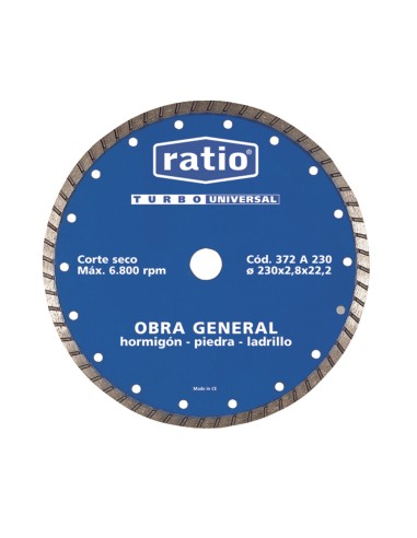 DISCO TURBO UNIVERSAL 115 MM.RATIO
