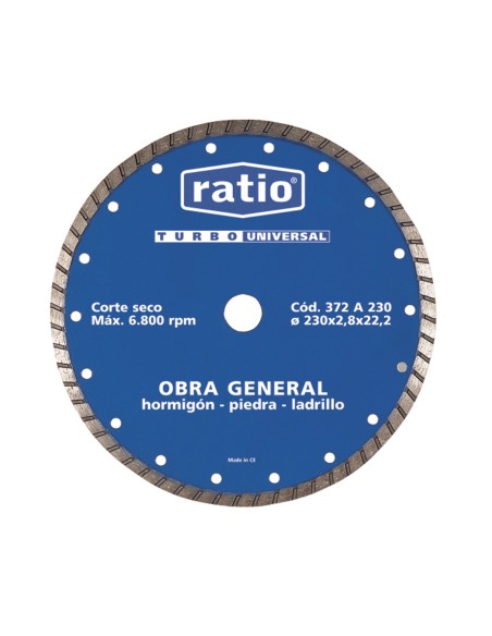 DISCO TURBO UNIVERSAL 115 MM.RATIO