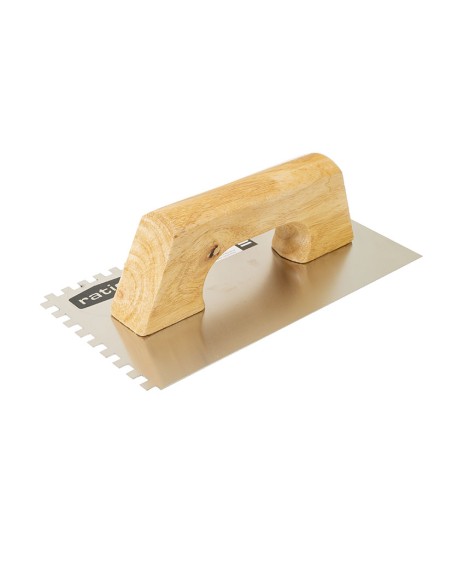 LLANA RECTANGULAR INOX.DENTADA 130X270MM
