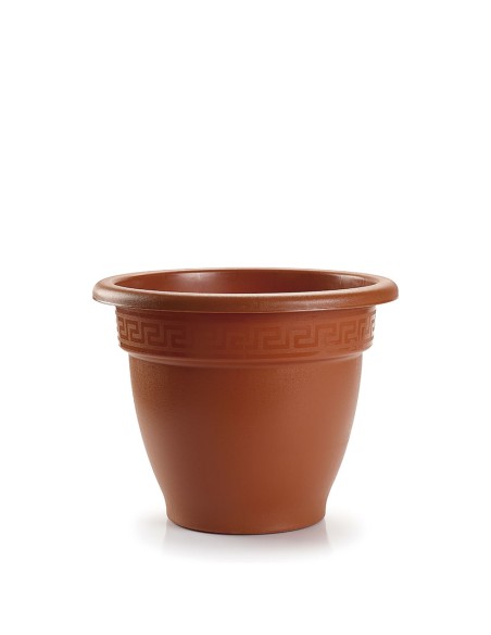 MACETA PLÁSTICO Ø 30 CM.TERRACOTA.
