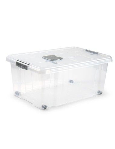 CAJA PLAST. 36L. PLATA 59X40X25 CM.
