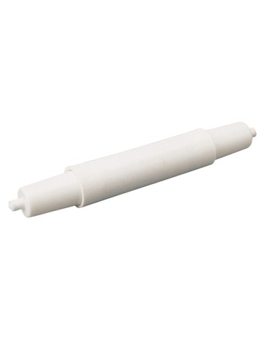EJE PORTARROLLOS WC,PLASTICO BLANCO