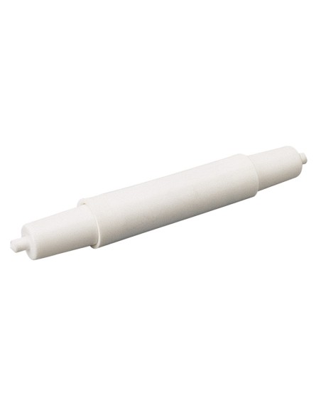 EJE PORTARROLLOS WC,PLASTICO BLANCO