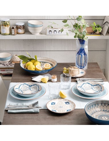 VAJILLA STONEWARE 18 PZ.METRO.CASABLANCA