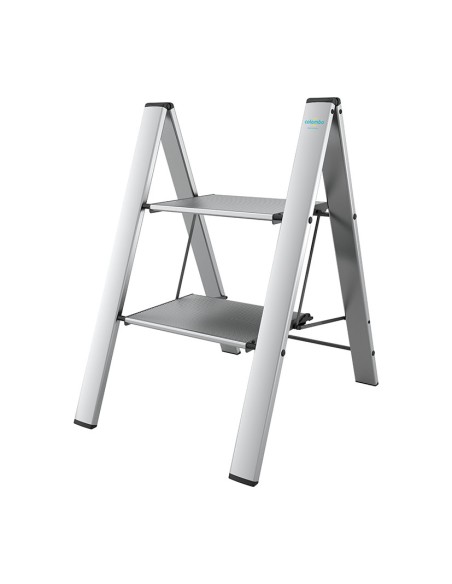 ESCALERA ALUMINIO ULTRA SLIM 2 PELDAÑOS
