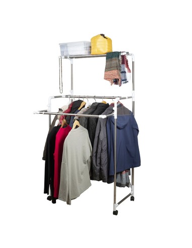 PERCHERO EXTENSIBLE INOX/ABS