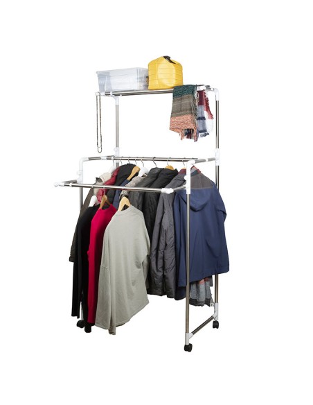 PERCHERO EXTENSIBLE INOX/ABS
