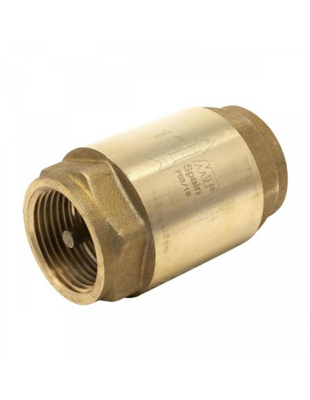 VALV RET LIGERA OBTURADOR METAL HH 3/4"