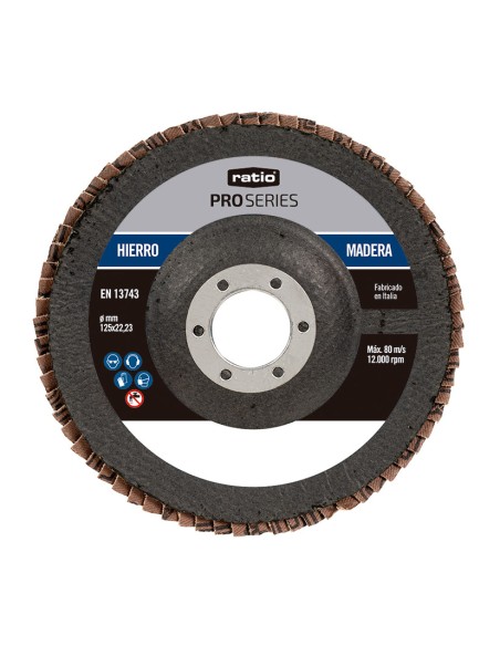 DISCO LAMINAS CORINDON Z40/125 RATIO PRO