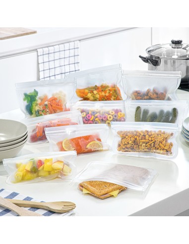 BOLSAS REUTILIZABLES P/ALIMENTOS 10 UN.
