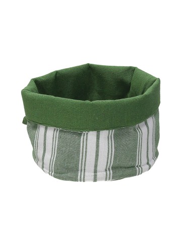 SERIE TEXTILE VERDE. PANERA REDONDA