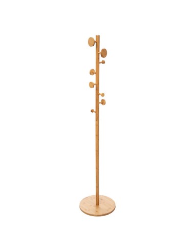 PERCHERO 38XH.175 CM. 8 POMOS BAMBU