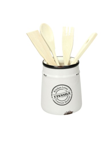 SERIE URBAN CHIC. BOTE UTENSILIOS 12 CM.