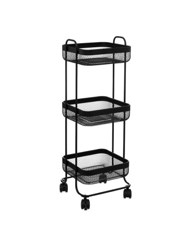SERIE MAYAJ. CARRITO 3 NIV.24,5X7XH.76CM