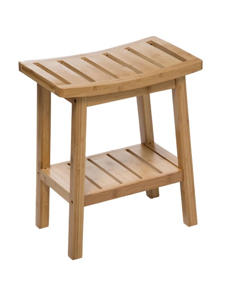 TABURETE AUXILIAR 39,5X25,2XH.46CM.BAMBU