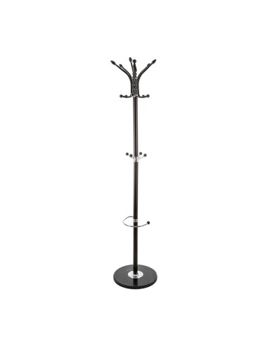 PERCHERO METAL.37XH.182CM. NEGRO