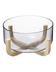 ENSALADERA CRISTAL C/BASE 24 CM.