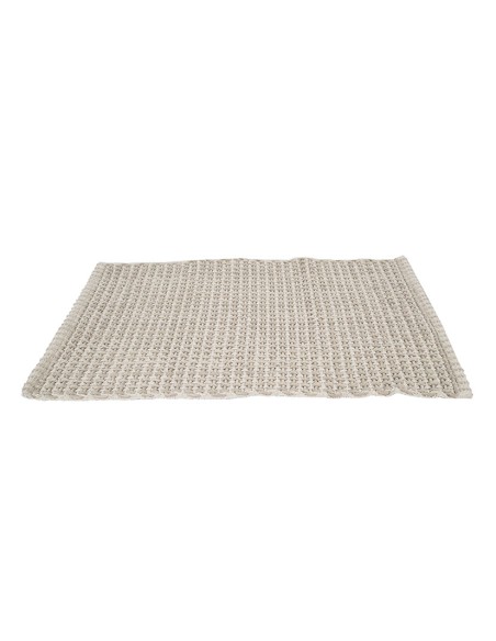 ALFOMBRA ALGODON TRENZADO 50X90CM. TOPO