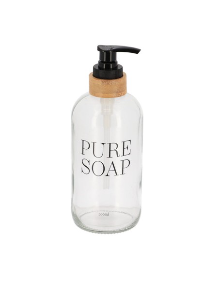 DOSIFICADOR JABON TRANSPARENTE 500 ML.