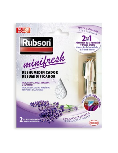 DESHUM. ARMARIOS MINIFRESH 2X50G.LAVANDA