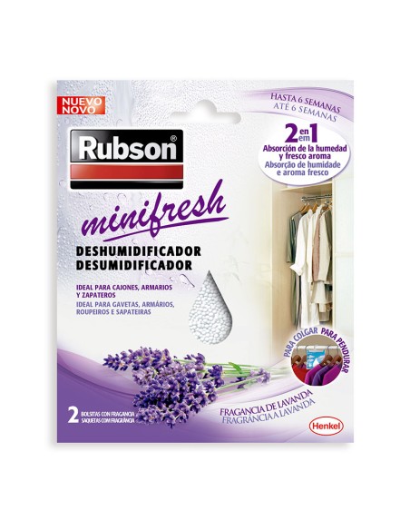 DESHUM. ARMARIOS MINIFRESH 2X50G.LAVANDA