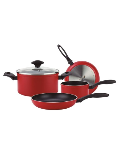 BATERIA COCINA 5 PZAS. MAXIMA ROJA FAGOR