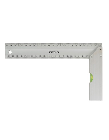 ESCUADRA CARPINTERO GRAD.25 CM.RATIO