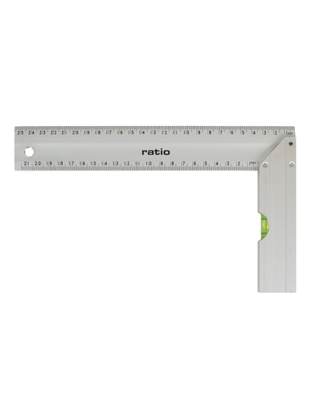ESCUADRA CARPINTERO GRAD.25 CM.RATIO