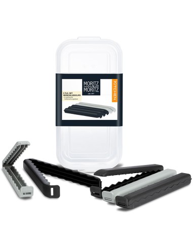 PINZAS BOLSAS ALIM. 5 UN. MORITZ&MORITZ